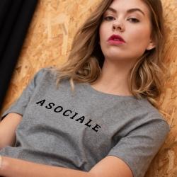 T-shirt Asociale - Femme - 2