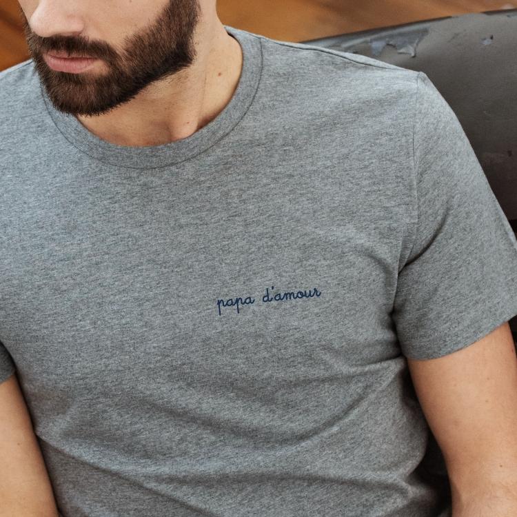 T-shirt Papa d'amour - Homme - 1