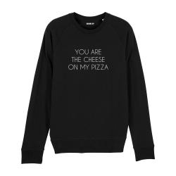 Sweatshirt You are the cheese on my pizza - Homme - 2