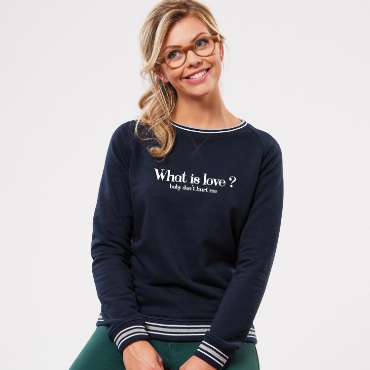 Sweatshirt What is love ? - Femme - 1