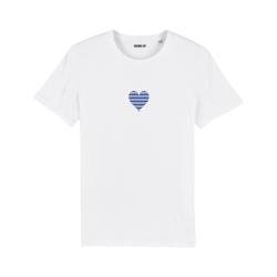 T-shirt Coeur Marinière - Femme - 3