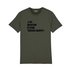 T-shirt J'ai besoin d'une terre happy - Homme - 2