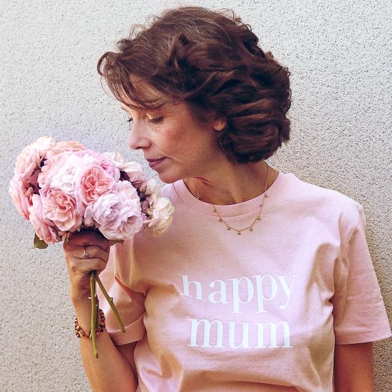 T-shirt Happy Mum - Femme