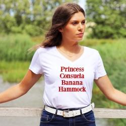 T-shirt col V - Princess Consuela Banana Hammock - Femme - 1