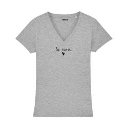 T-shirt col V - La Mom - Femme - 3