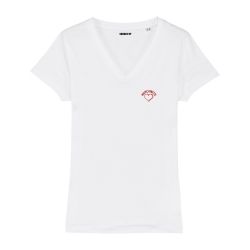 T-shirt col V - Mamounette - Femme - 2