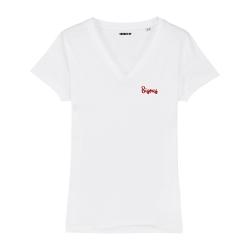 T-shirt col V - Bisous - Femme - 3