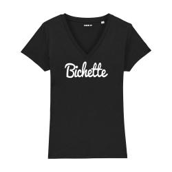 T-shirt col V - Bichette - Femme - 3