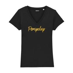 T-shirt col V - Pompelup - Femme - 2