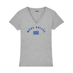 T-shirt col V - Mère Agitée - Femme - 3