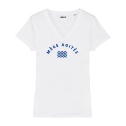 T-shirt col V - Mère Agitée - Femme - 2