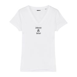 T-shirt col V - Johnny & Bébé - Femme - 2