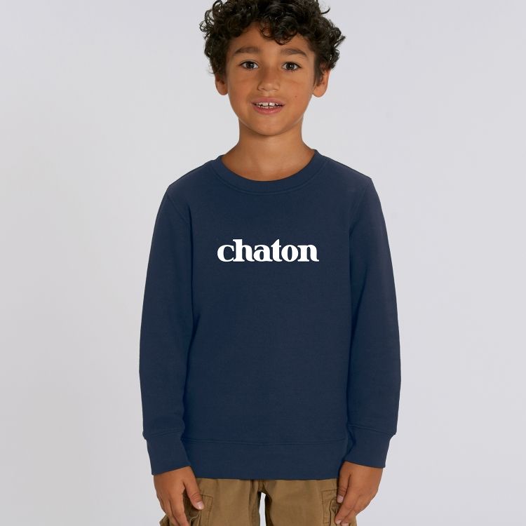 Sweat-shirt Enfant Chaton - 1