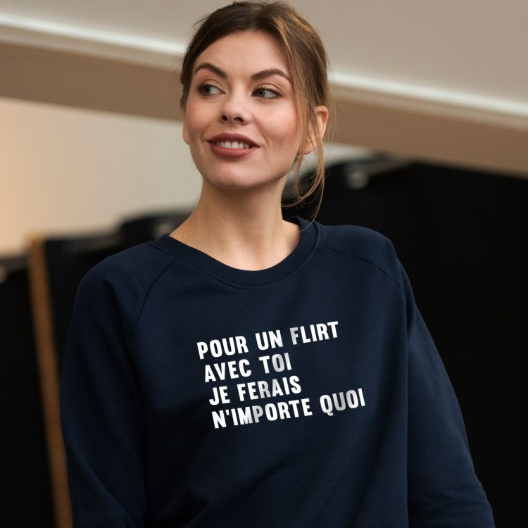 Sweatshirt Pour un flirt avec toi - Femme - 1