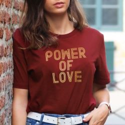 T-shirt Power of love - Femme - 2