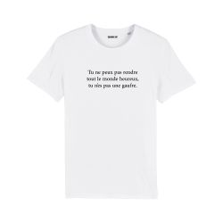 T-shirt Tu n'es pas une gaufre - Homme - 2