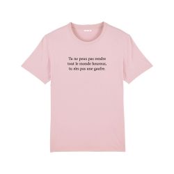 T-shirt Tu n'es pas une gaufre - Femme - 4