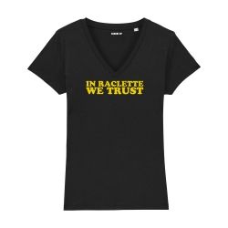 T-shirt col V - In raclette we trust - Femme - 3