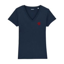 T-shirt col V - Maman Tatoo - Femme - 4