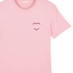 T-shirt Femme coeur rouge personnalisé - 5