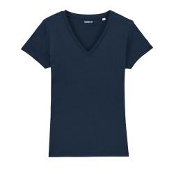 T-shirt Femme col V villes personnalisables - 2