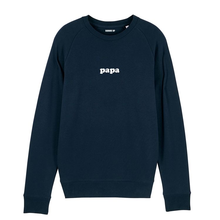 Sweatshirt Homme "Papa" personnalisé - 1