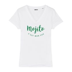 T-shirt col V - Mojito c'est mon eau - Femme - 2
