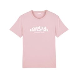 T-shirt J'arrête de procrastiner - Femme - 5