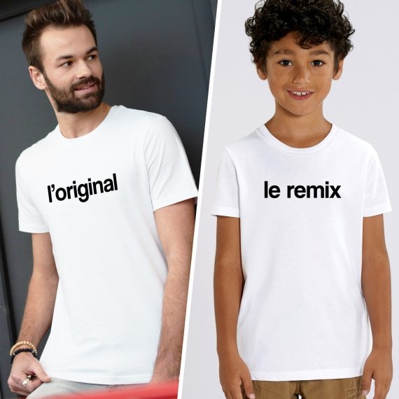 T-shirts assortis l'original & le remix