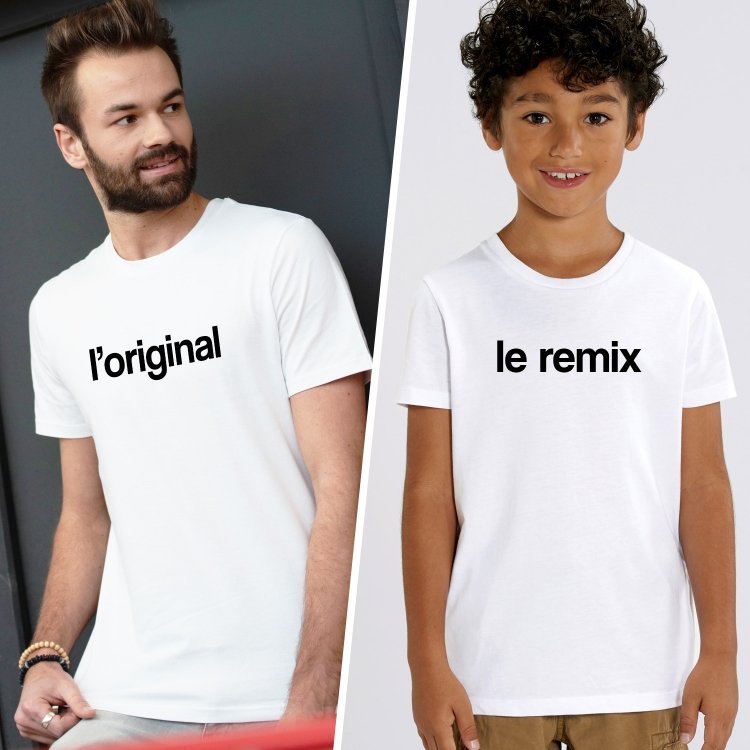T-shirts assortis l'original & le remix - 1