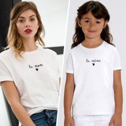 T-shirts assortis La mom / La môme - 1