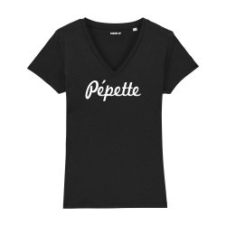 T-shirt col V - Pépette - Femme - 2