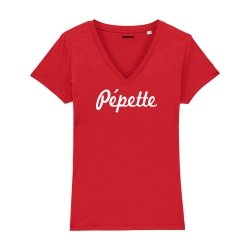 T-shirt col V - Pépette - Femme - 4