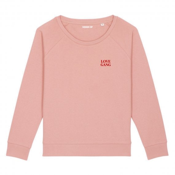 Sweatshirt Love gang - Femme