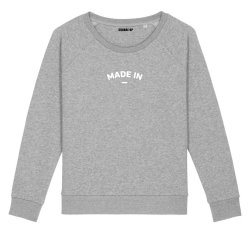 Sweatshirt Femme "Made in" personnalisé - 5