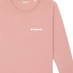Sweatshirt Femme "d'amour" personnalisé - 2