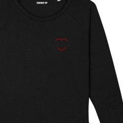 Sweatshirt Femme coeur rouge personnalisé - 2