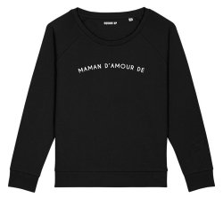 Sweatshirt Femme "maman d'amour de" personnalisé - 3