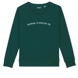 Sweatshirt Femme "maman d'amour de" personnalisé - 4
