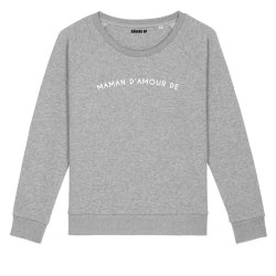 Sweatshirt Femme "maman d'amour de" personnalisé - 5