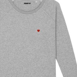 Sweatshirt Femme petit coeur personnalisé - 5