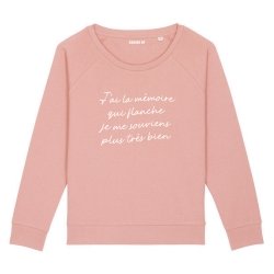 Sweatshirt J'ai la mémoire qui flanche - Femme - 3