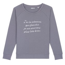 Sweatshirt J'ai la mémoire qui flanche - Femme - 6