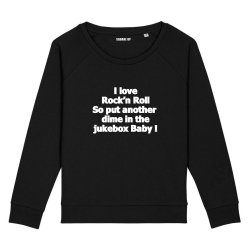Sweatshirt I love Rock n Roll - Femme - 2