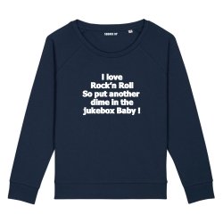 Sweatshirt I love Rock n Roll - Femme - 4