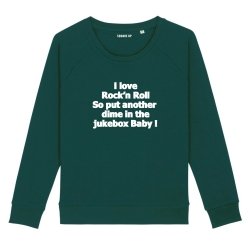 Sweatshirt I love Rock n Roll - Femme - 5