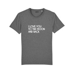 T-shirt I love you to the moon and back - Femme - 1