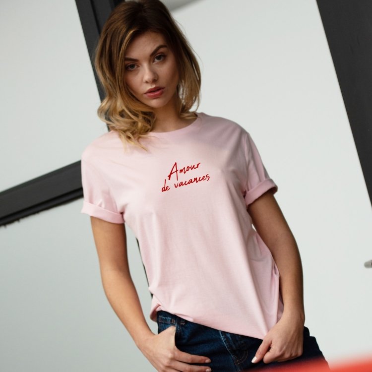 T-shirt Amour de vacances- Femme - 1