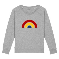 Sweatshirt Arc-en-ciel - Femme - 2