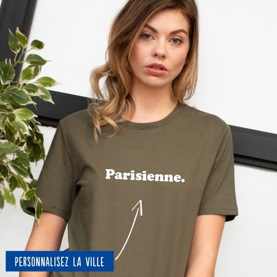 T-shirt Femme Ville d'origine personnalisable